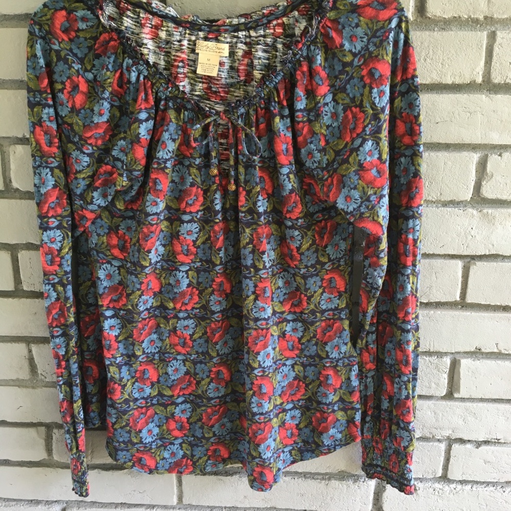 Lucky Brand Floral Top. SZ M